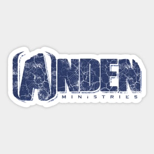 ANDEN Ministries Logo Blue Distressed Sticker